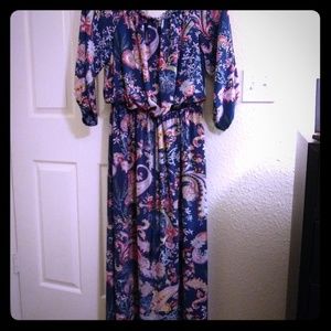 Bisou Bisou Maxi Dress Sz 16